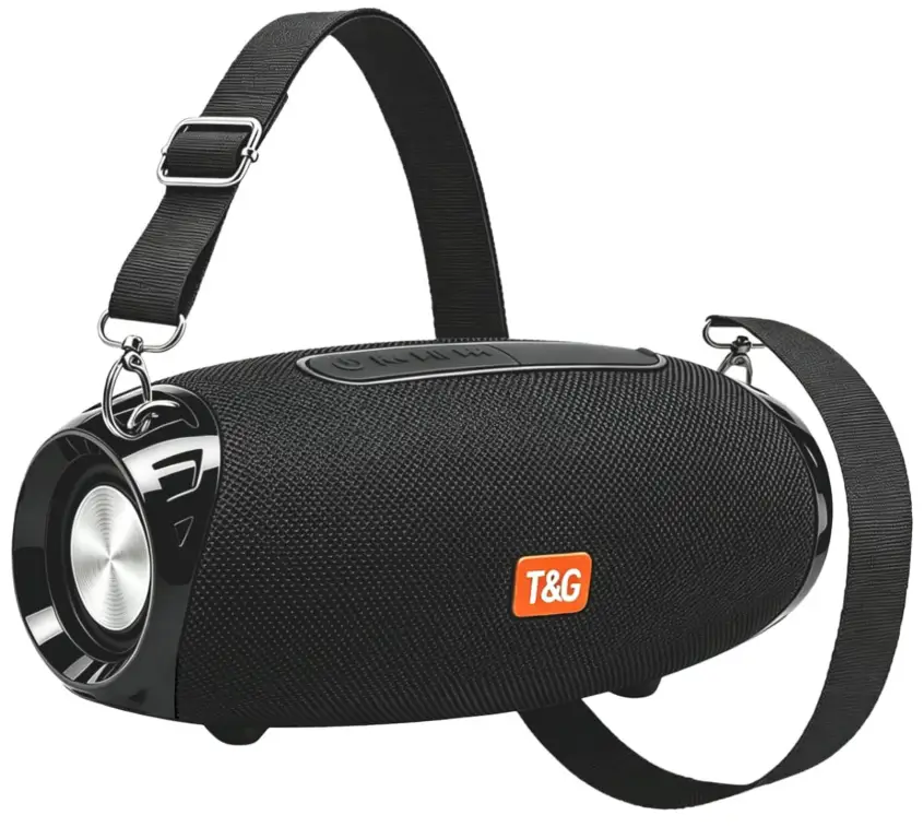 T&G TG Portable Bluetooth Speaker, IPX5 Waterproof Speaker with Strap