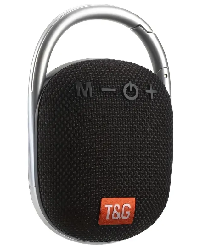 T&G Clip Portable Bluetooth Speaker, IPX5 Waterproof, 10H Playing time